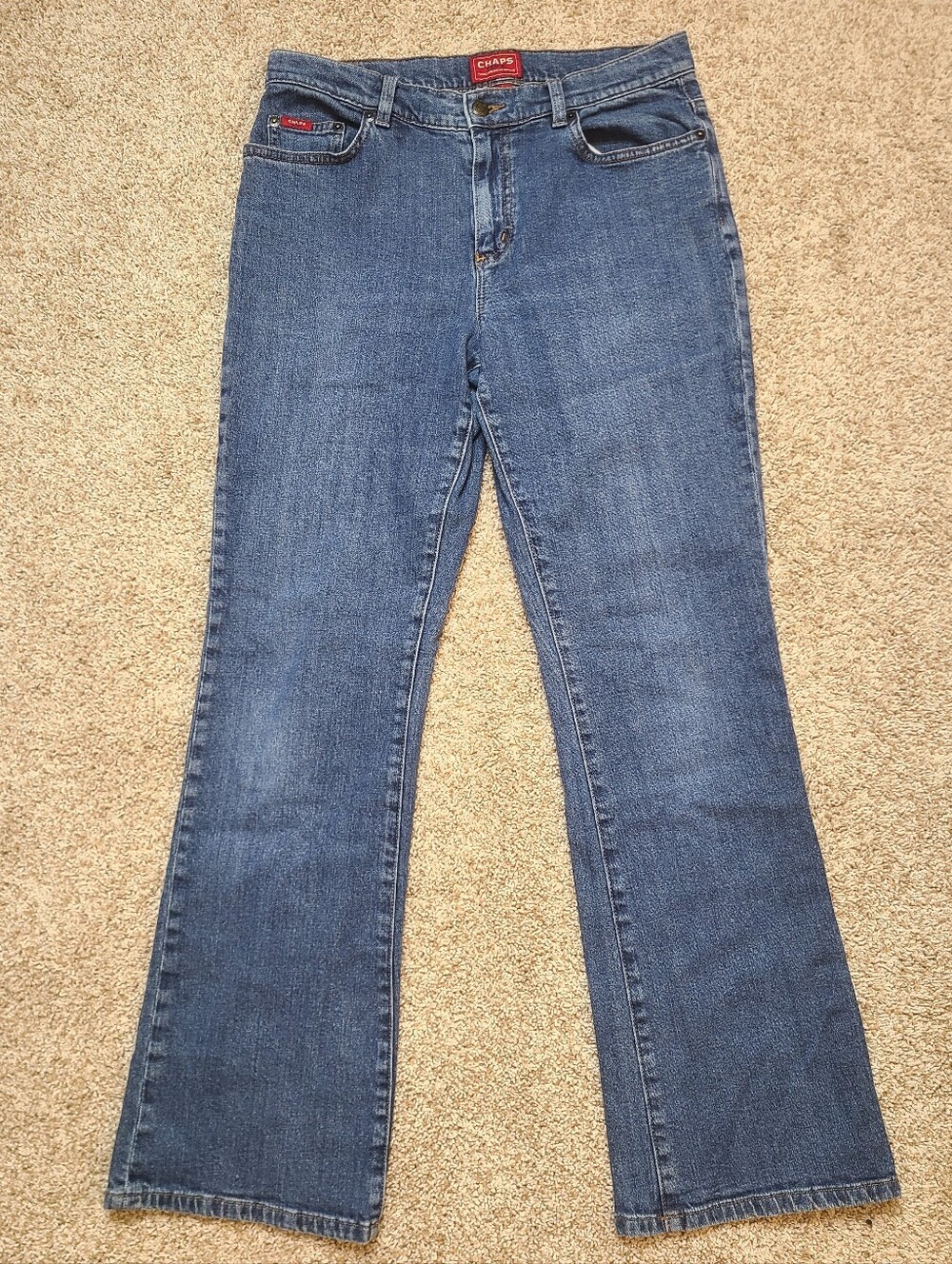Vintage Chaps Straight Leg Denim Jeans Size 6